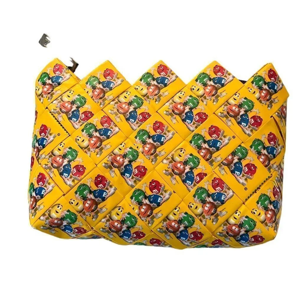 Mitz M&Ms Candy Wrapper Zippered Clutch